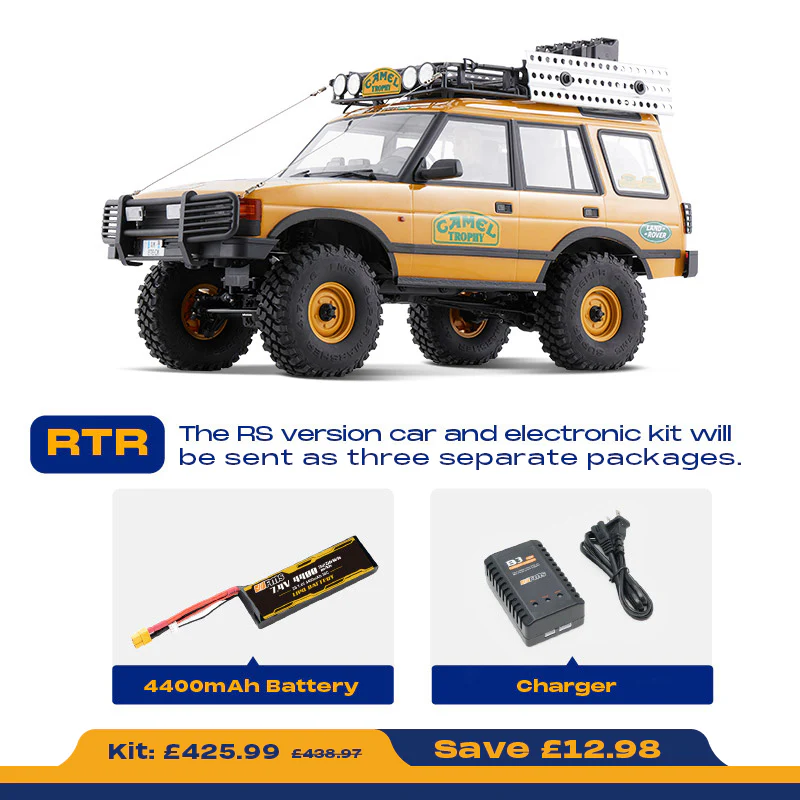 FMS 1:10 FCX10 Land Rover Camel Trophy Edition RS - Image 24