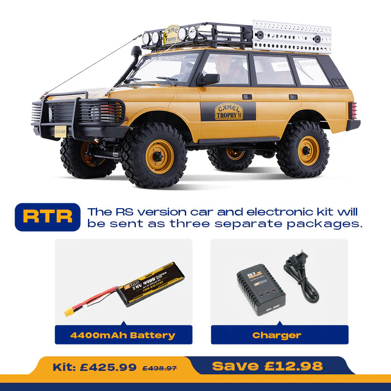 FMS 1:10 FCX10 Land Rover Camel Trophy Edition RS - Image 25
