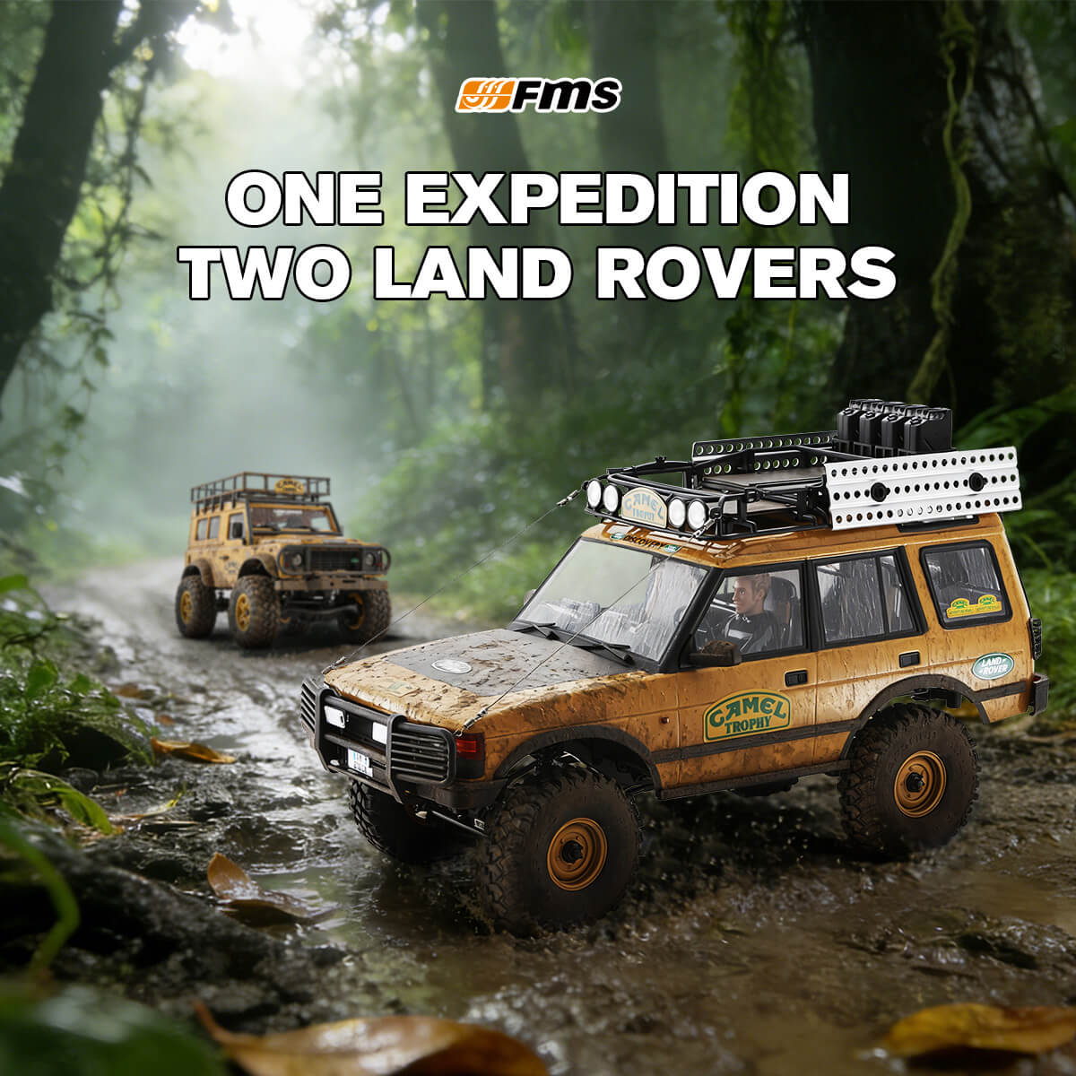 FMS 1:10 FCX10 Land Rover Camel Trophy Edition RS - Image 3