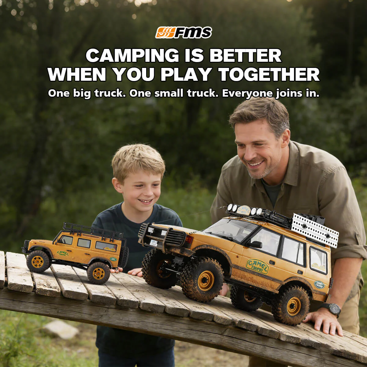 FMS 1:10 FCX10 Land Rover Camel Trophy Edition RS - Image 4