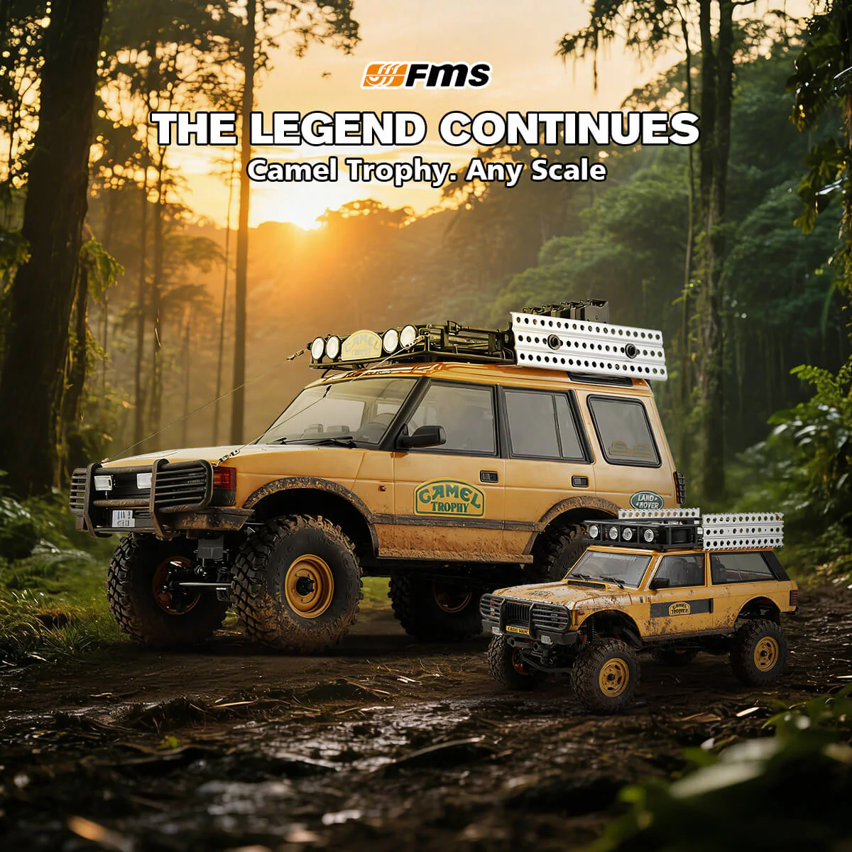 FMS 1:10 FCX10 Land Rover Camel Trophy Edition RS - Image 5