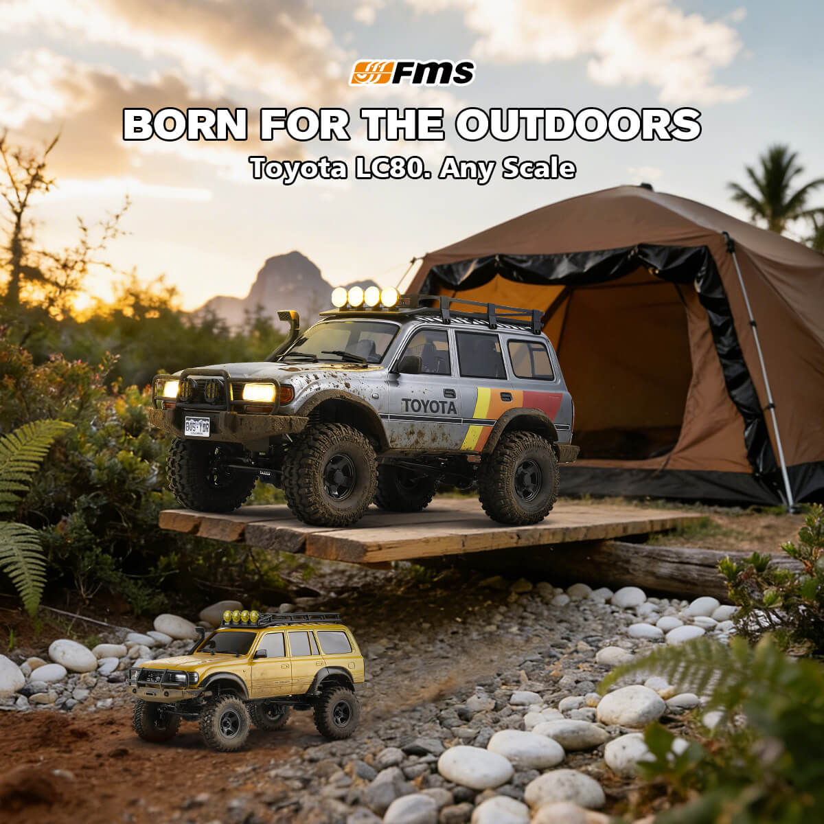 FMS 1:10 FCX10 LC80 Toyota Land Cruiser 80 RS - Image 3