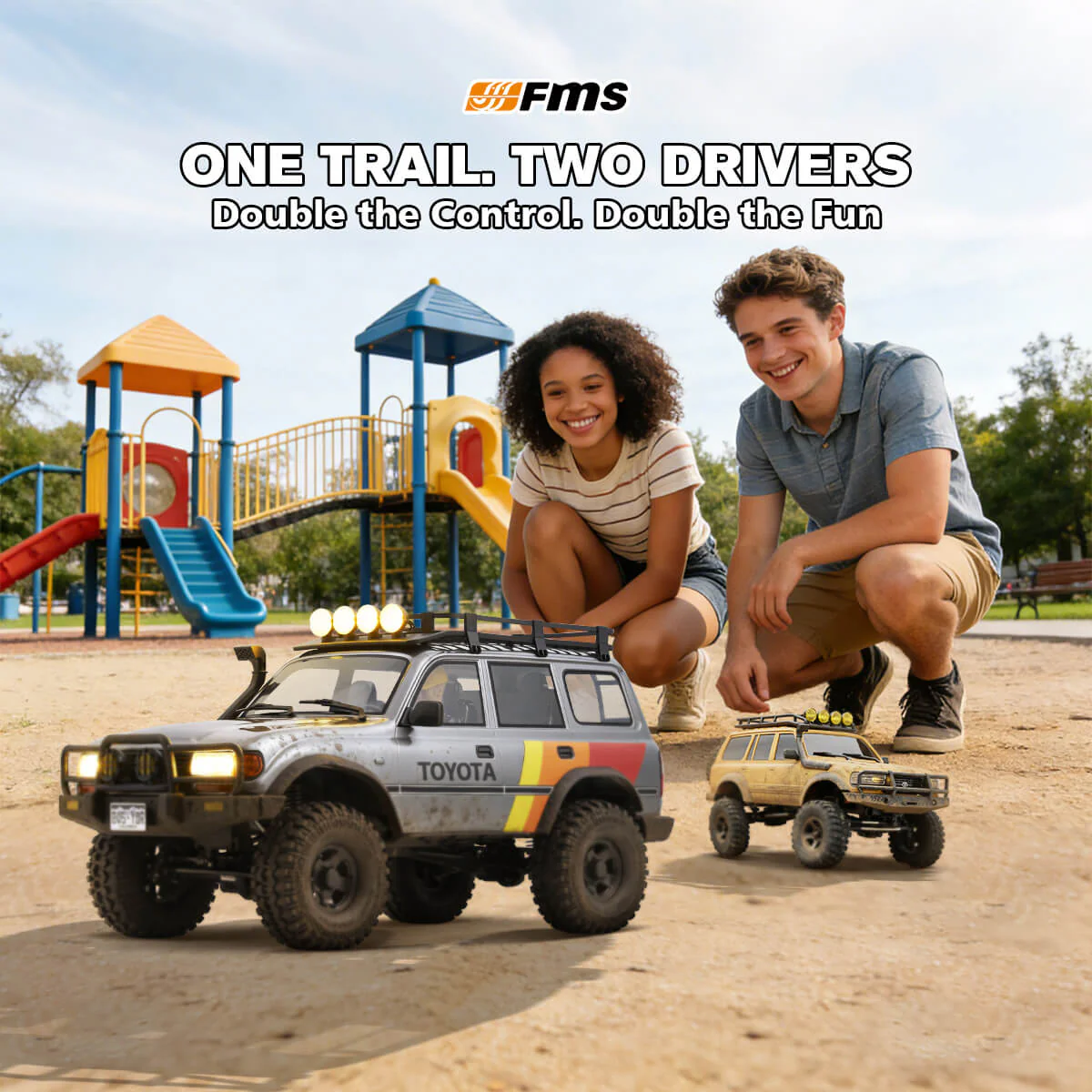 FMS 1:10 FCX10 LC80 Toyota Land Cruiser 80 RS - Image 4