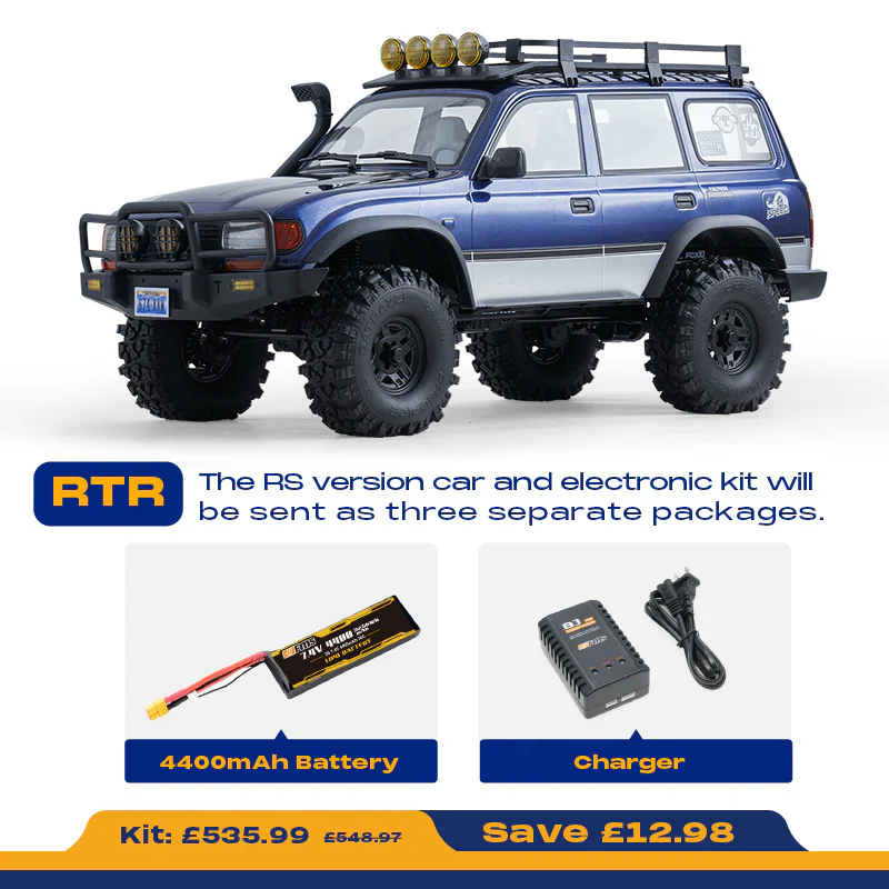 FMS 1:10 FCX10 PRO Brushless Toyota Land Cruiser LC80 RS V2 - Image 20