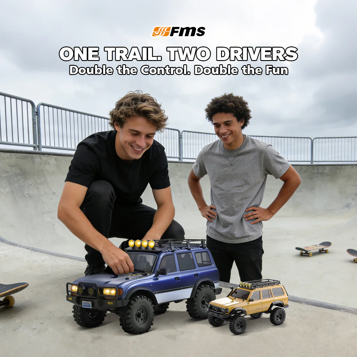 FMS 1:10 FCX10 PRO Brushless Toyota Land Cruiser LC80 RS V2 - Image 5