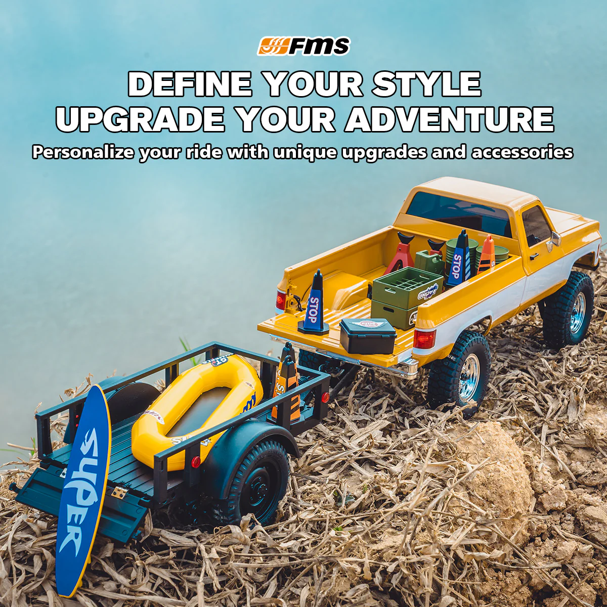 FMS 1:18 FCX18 Chevrolet K10 V2 RTR - Image 3