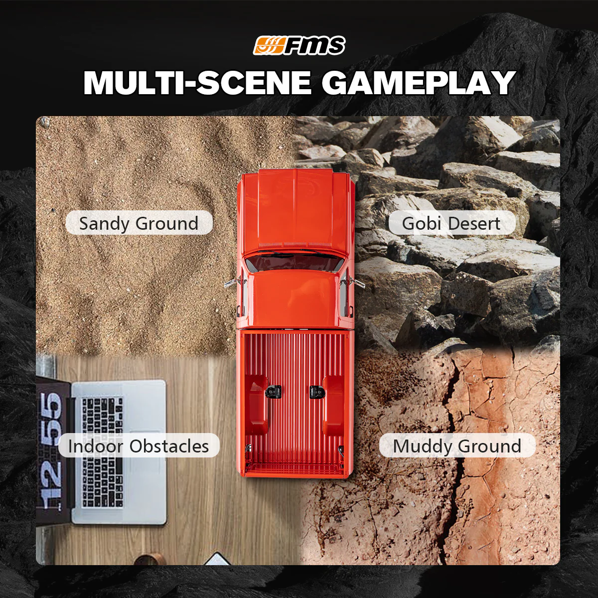 FMS 1:18 FCX18 Chevrolet K10 V2 RTR - Image 5