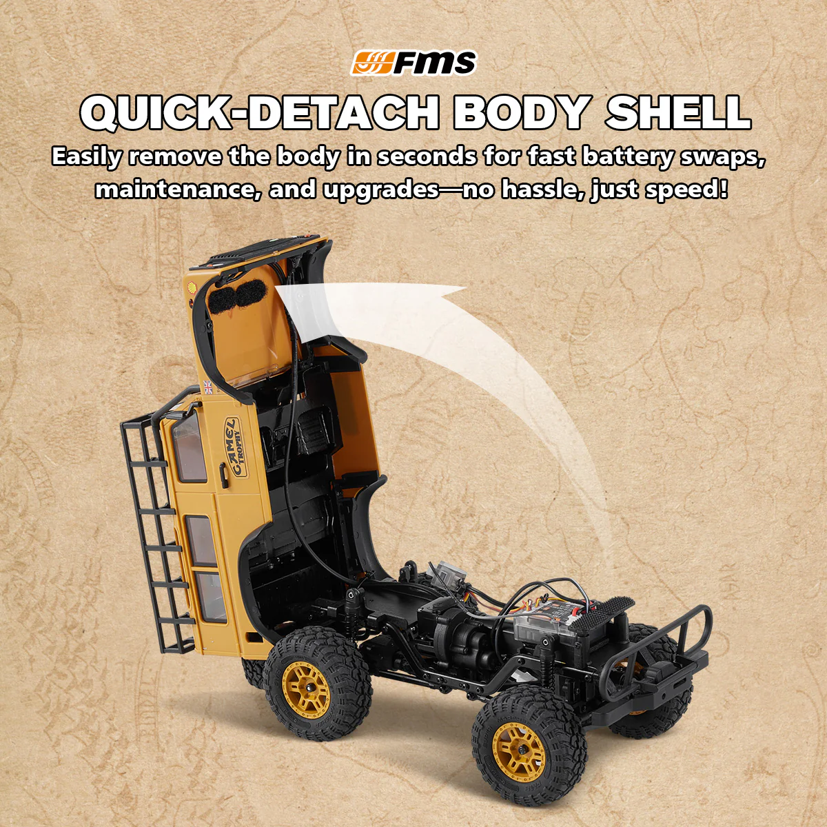 FMS 1:24 FCX24M Land Rover RTR - Image 4