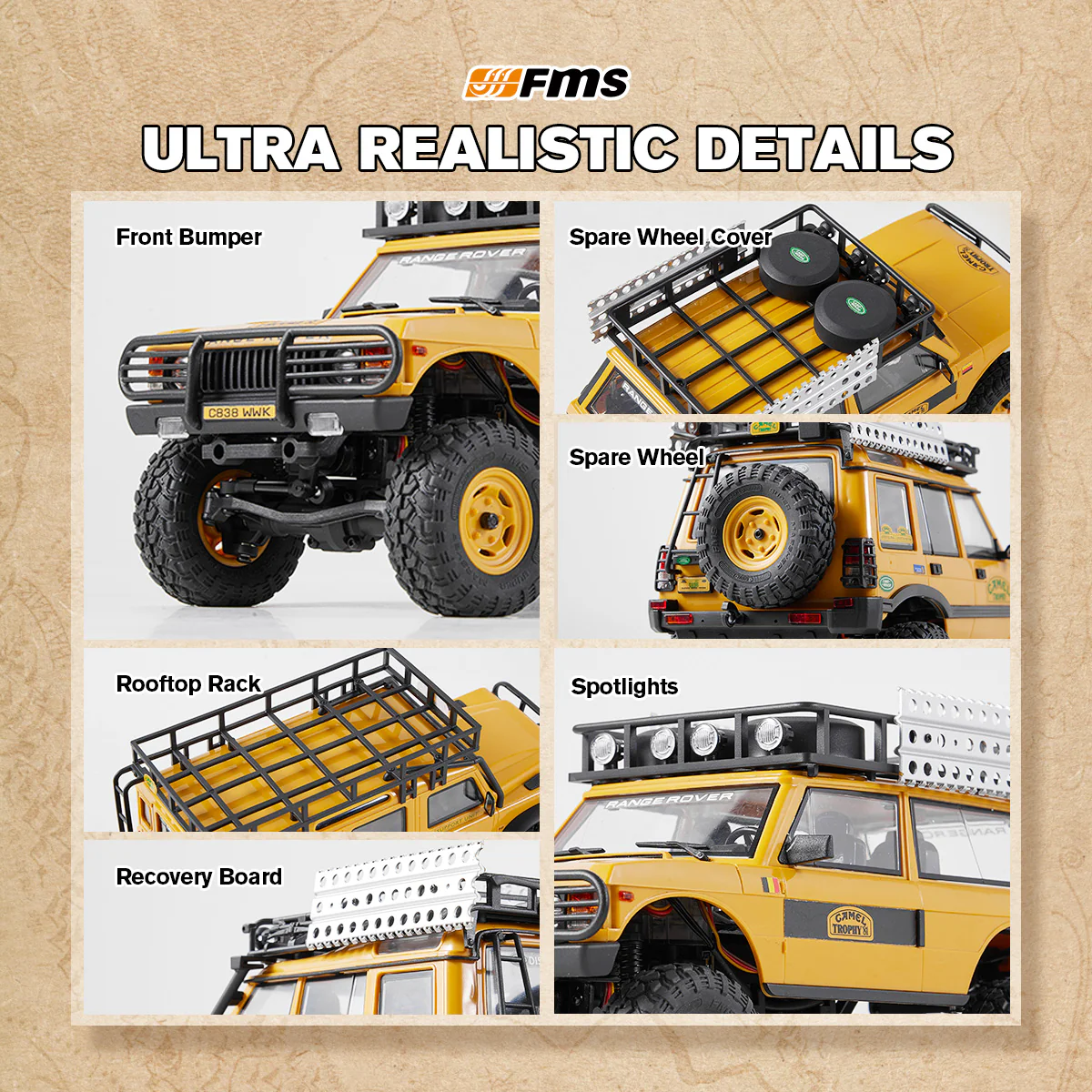 FMS 1:24 FCX24M Land Rover RTR - Image 7