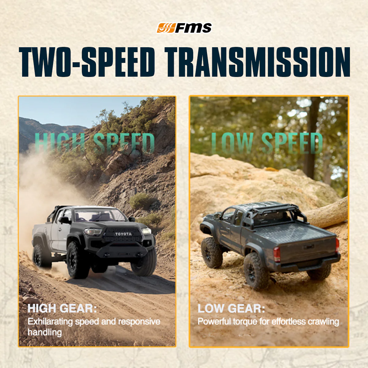 FMS 1:24 FCX24M Toyota Tacoma RTR - Image 6