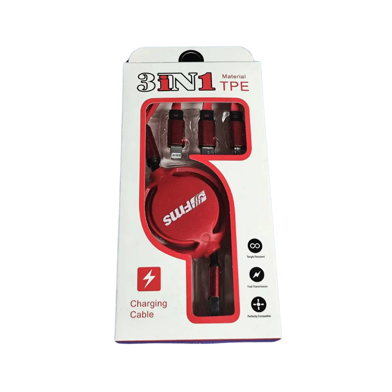 FMS customized 3 ports in 1 USB cable - Image 4