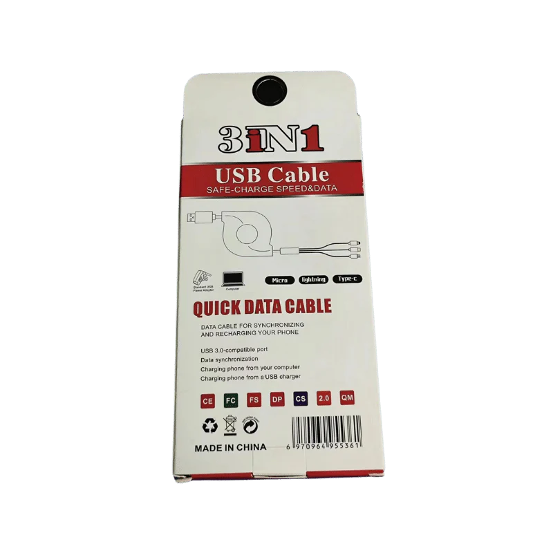 FMS customized 3 ports in 1 USB cable - Image 5