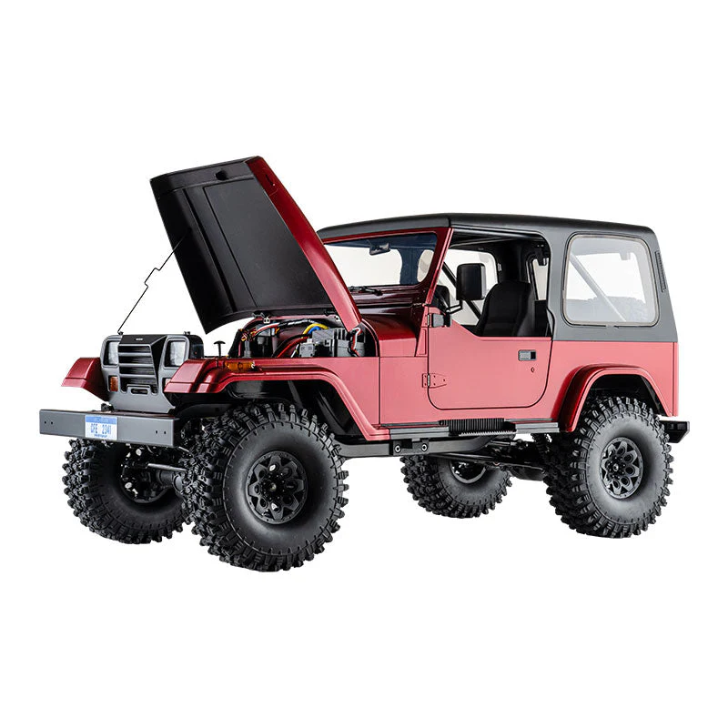 ROCHOBBY 1:10 Mashigan RC Rock Crawler RS Red 4WD - Image 4